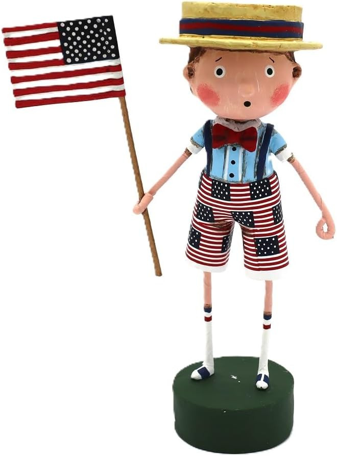 Lori Mitchell 17283 Sammie's Stars & Stripes Figurine 6.5" | Amazon (US)