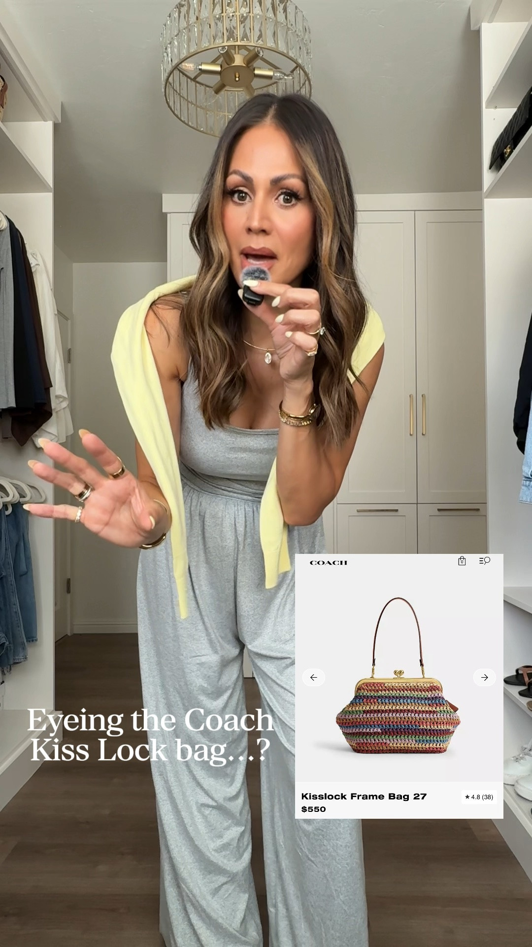 If you’ve been eyeing the Coach Kiss Lock bag 👀 I may have found a really good inspired version on Amazon ✨ Obviously nothing compares to the original… but for the price point? This one surprised me 🤍 Linking both so you can compare ✨

#LTKootd #LTKgrwm #LTKvlog