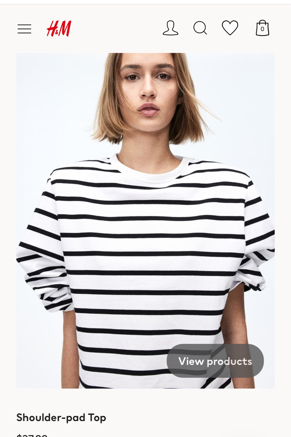 H&M Shoulder Pad Top

#LTKSeasonal #LTKstyletip