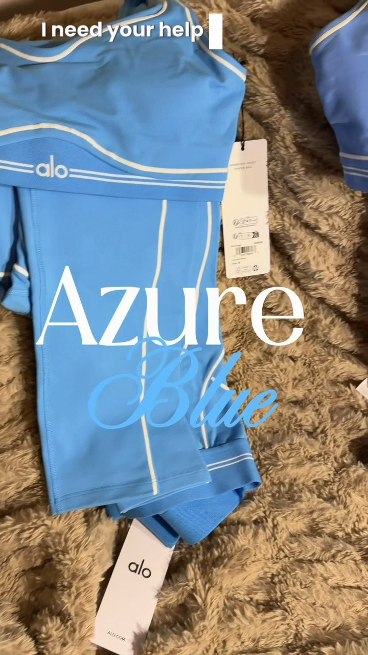 I can’t decide if these colors are too close. I have the Crystal Clear set from last year (I also never reach for it). I recently picked up the Azure Blue Heart throb set and sway hoodie from Alo but it seems sooo close to the Crystal Clear. What do you think? Keep or return 👉🏼

#LTKActive #LTKootd #LTKfitnessgoals