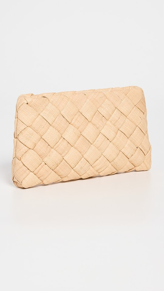 Aviva Woven Puff Clutch | Shopbop