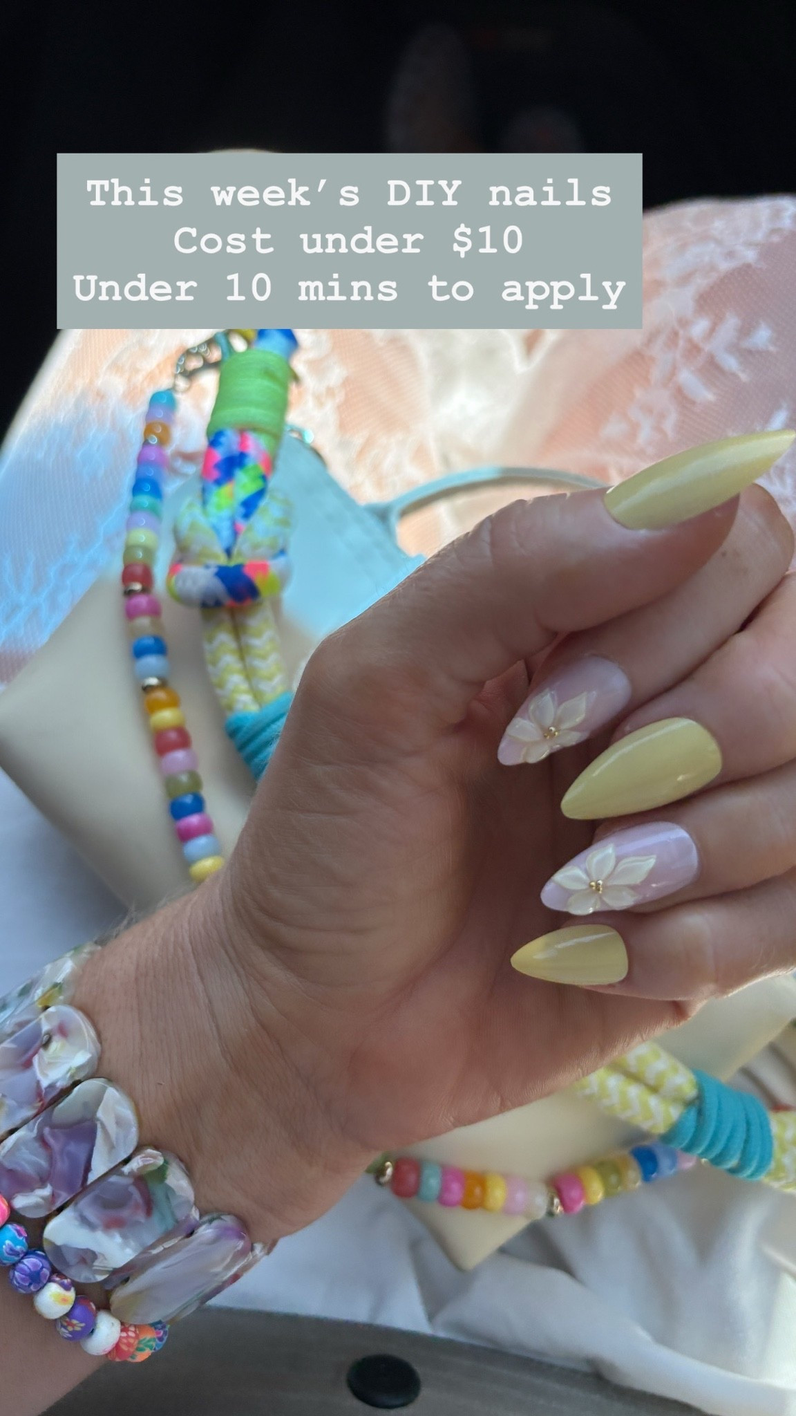 Salon-quality nails at home for under $10?! Yes, please! 🌼✨ I am obsessed with this week’s DIY press-on set—pastel yellow perfection with the cutest 3D floral accent details. It took under 10 minutes to apply and looks like a fresh $100 salon manicure. 

Everything you need to replicate this easy budget-friendly manicure is linked below in my shop! 💕

#DIYnails #PressOnNails #AffordableBeauty #SummerNails #NailInspo #LTKunder50 #LTKbeauty #BudgetBeauty

DIY press on nails, yellow summer nails, pastel yellow nails, 3D floral nail art, flower accent nails, almond press on nails, budget beauty finds, affordable nails under 10, quick manicure at home, summer nail inspiration, LTK beauty finds, press on nail kit, trendy nail art, spring summer nails, almond shape nails

#LTKBeauty #LTKselfcare #LTKgrwm