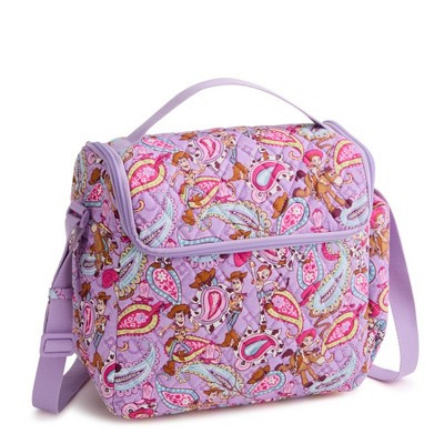 Vera Bradley Women's Outlet Disney Pixar Cotton Lunch Crossbody Bag Toy Story Rodeo Paisley | Target