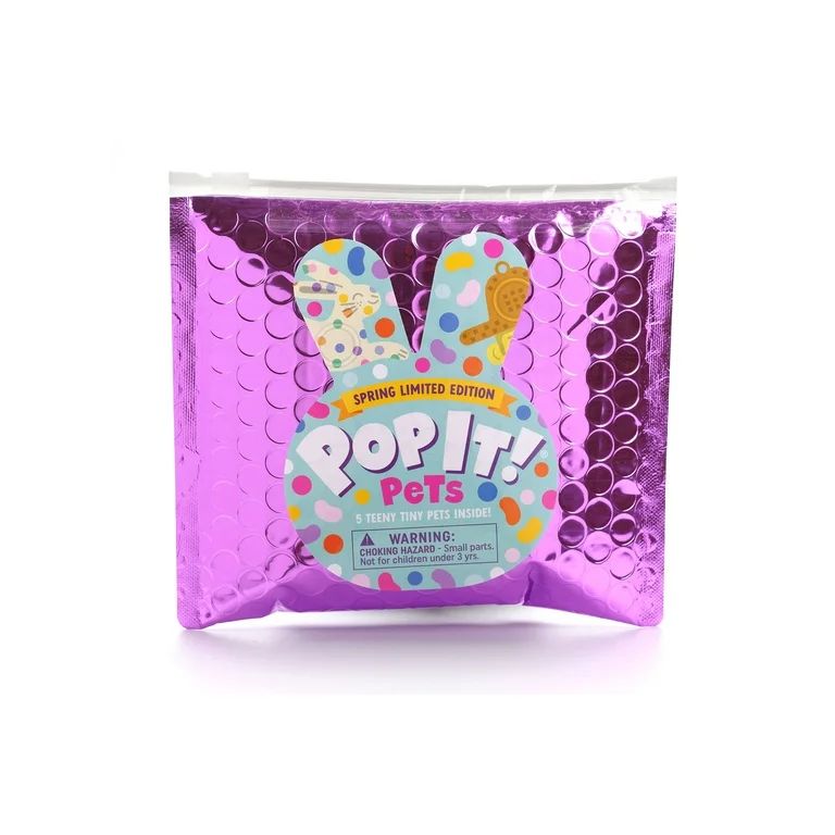 Official POP IT! Pets Spring Limited Edition 2 - Mystery Bag | 5 Pets in Each Bag | Mini Pop It! ... | Walmart (US)