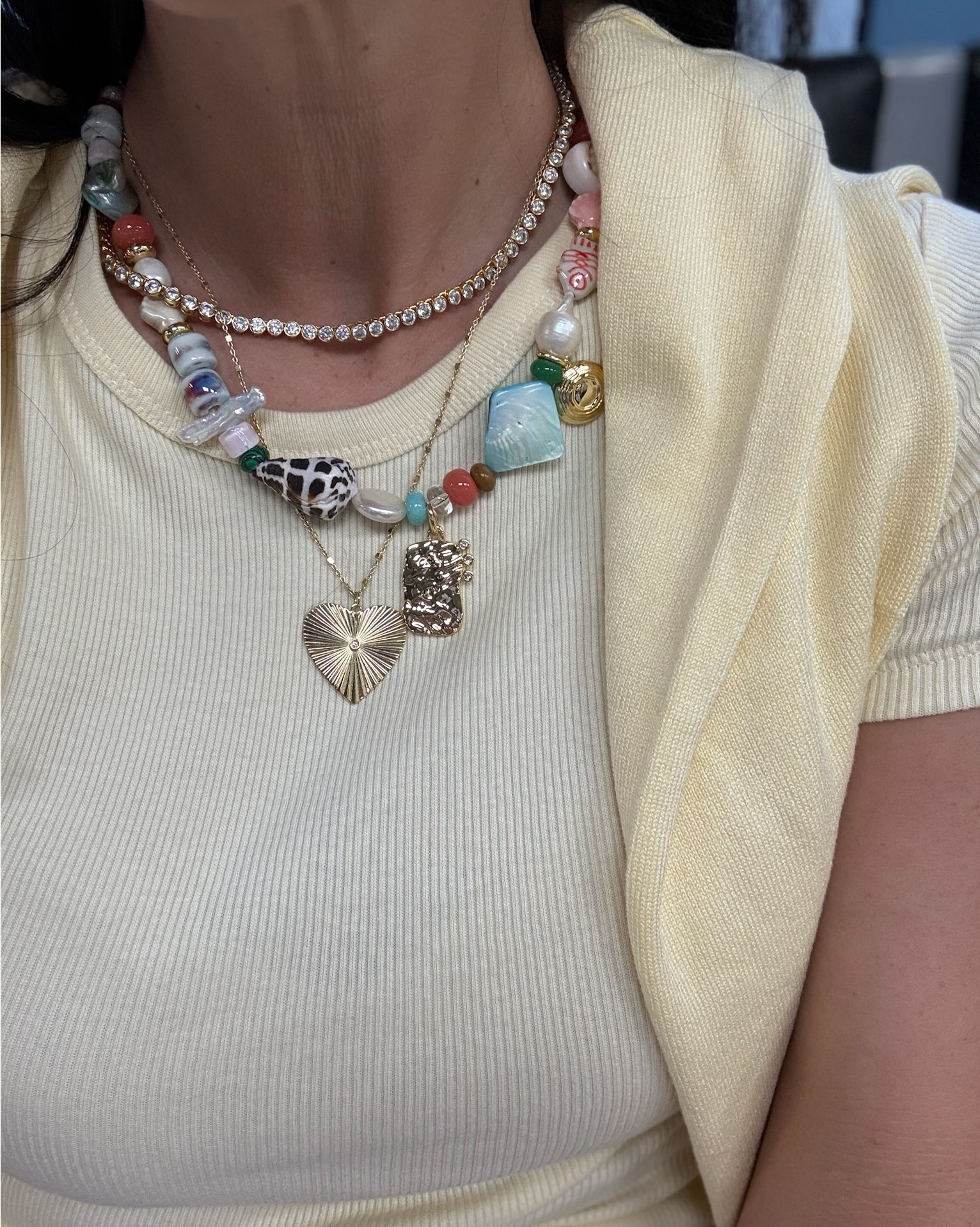 So excited to finally be wearing this fun charm necklace! Obsessed with this stack for vacation! 

#LTKSpringSale #LTKootd #LTKTravel