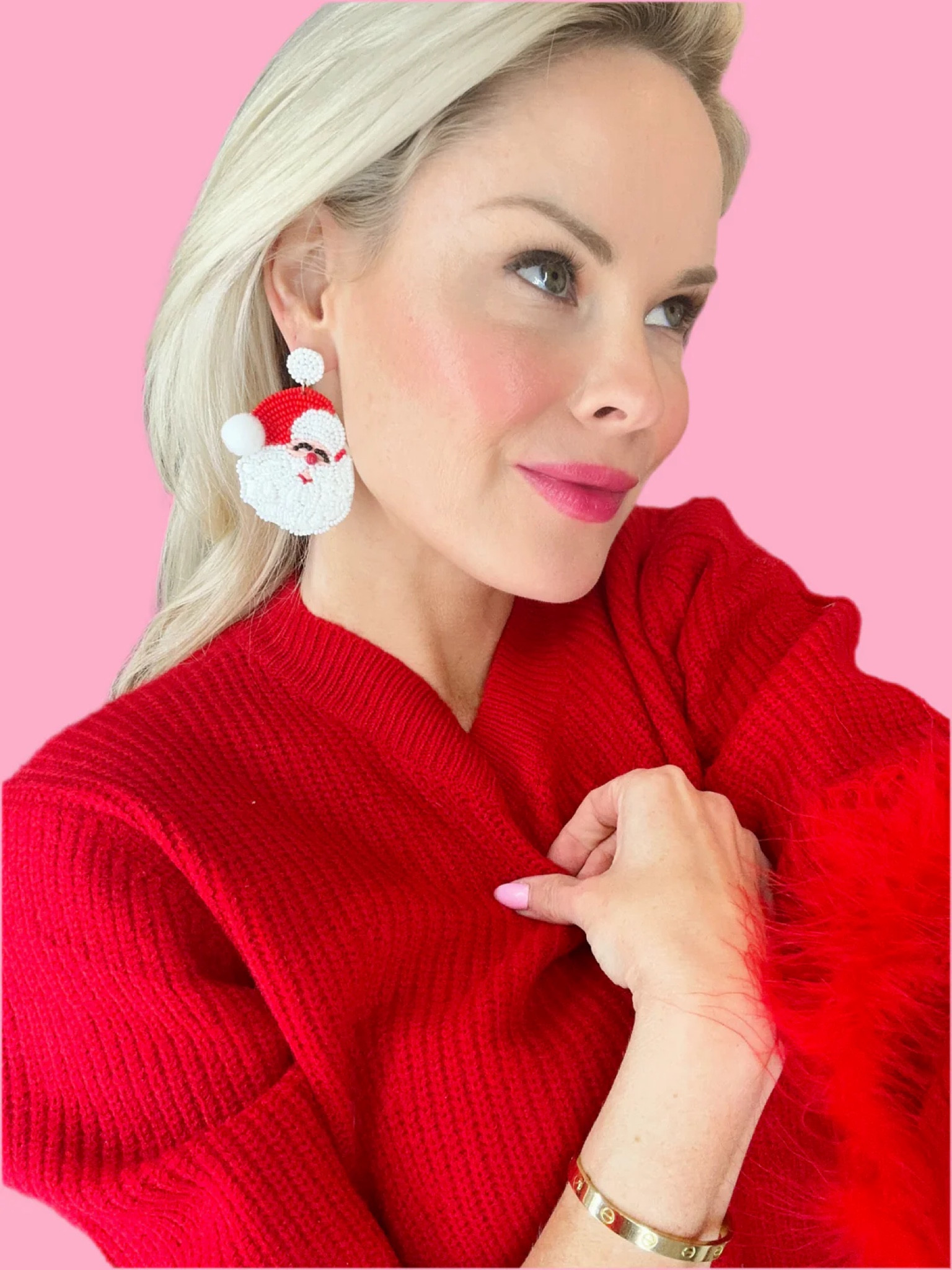 All the festive holiday earrings 

#LTKSeasonal #LTKHoliday #LTKParties