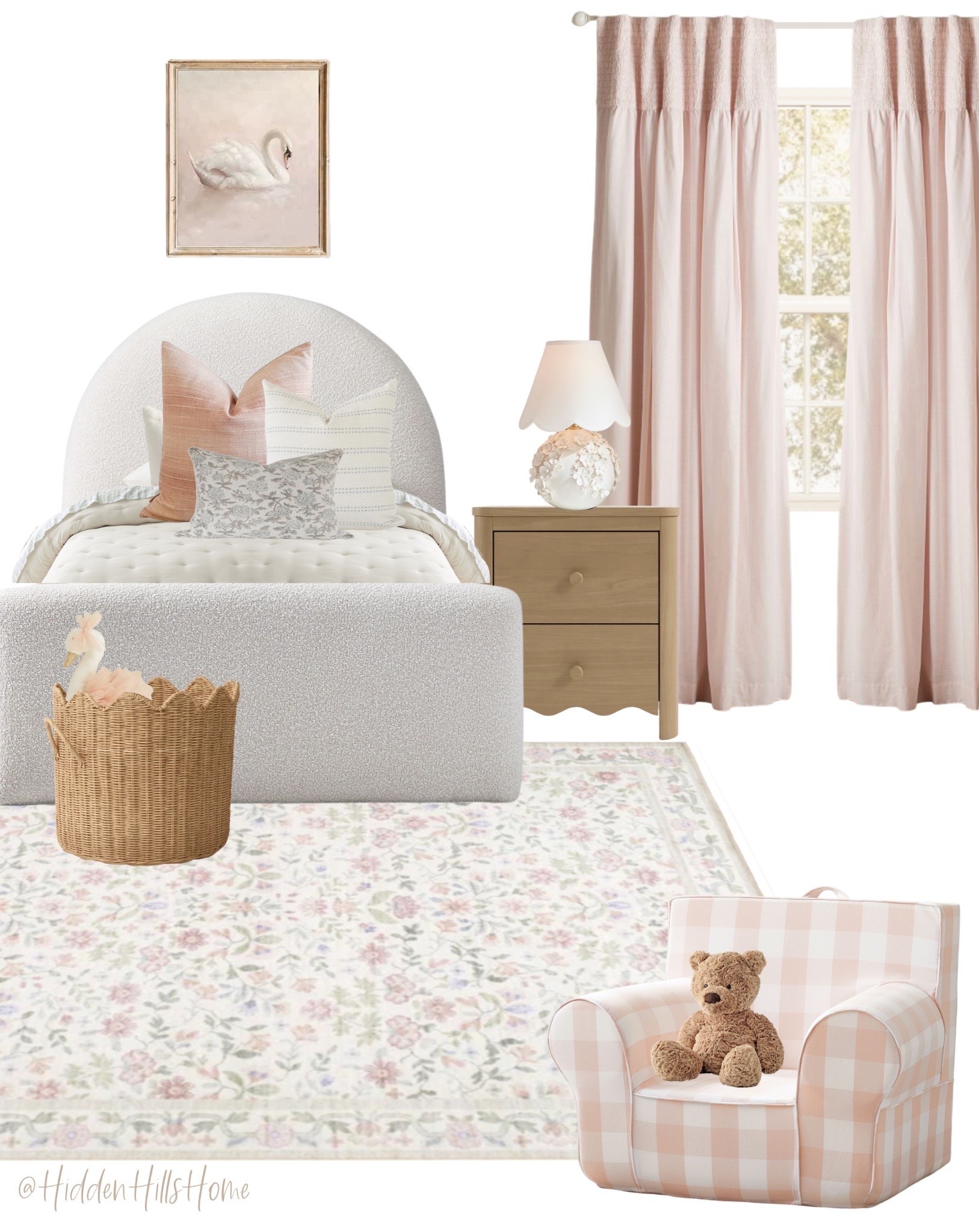 Girls bedroom decor mood board! Cute girls room design, home decor ideas, toddler girls room, bedding, home inspiration #girlsroom

#LTKHome #LTKSaleAlert #LTKKids
