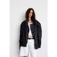 Vintage 90S Black Leather Biker Jacket | Etsy (US)