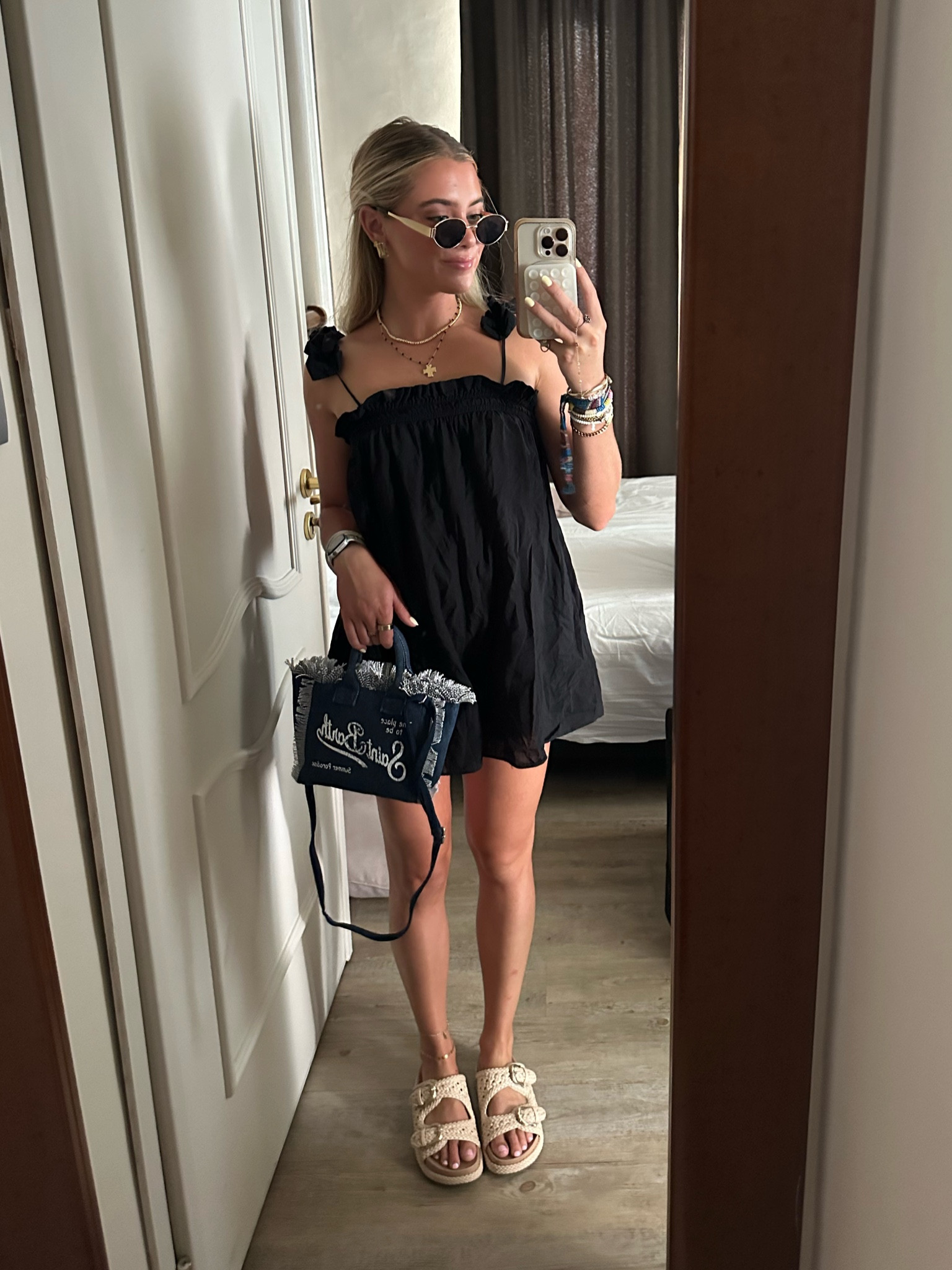 ASOS Topshop black romper. Sam Edelman buckle sandals. MC St Barths navy handbag. Electric picks jewelry use code SLOANE20. James Michelle cross necklace code SLOANE. Italy. Europe. European summer. Florence Italy. #outfit #fashion #style #ootd #ootn #outfitoftheday #fashionstyle  #outfitinspiration #outfitinspo #tryon #tryonhaul#lookbook #outfitideas #currentlywearing #styleinspo #outfitinspiration outfit, outfit of the day, outfit inspo, outfit ideas, styling, try on, fashion, affordable fashion. 

#LTKStyleTip #LTKShoeCrush #LTKTravel