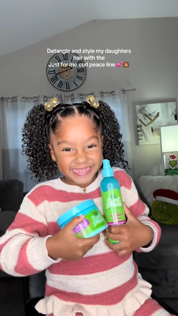 Cute hairstyle with some of our favorite products 💚

#LTKKids #LTKBeauty #LTKFamily