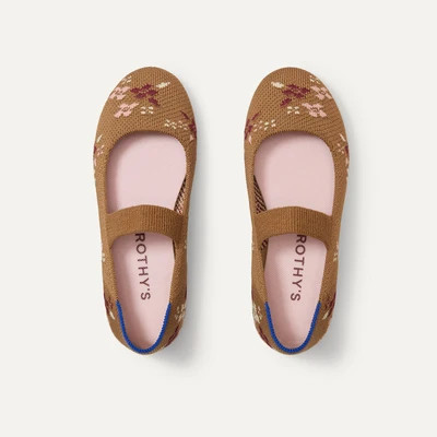 The Kids Mary Jane - Tawny Twig | Rothy's