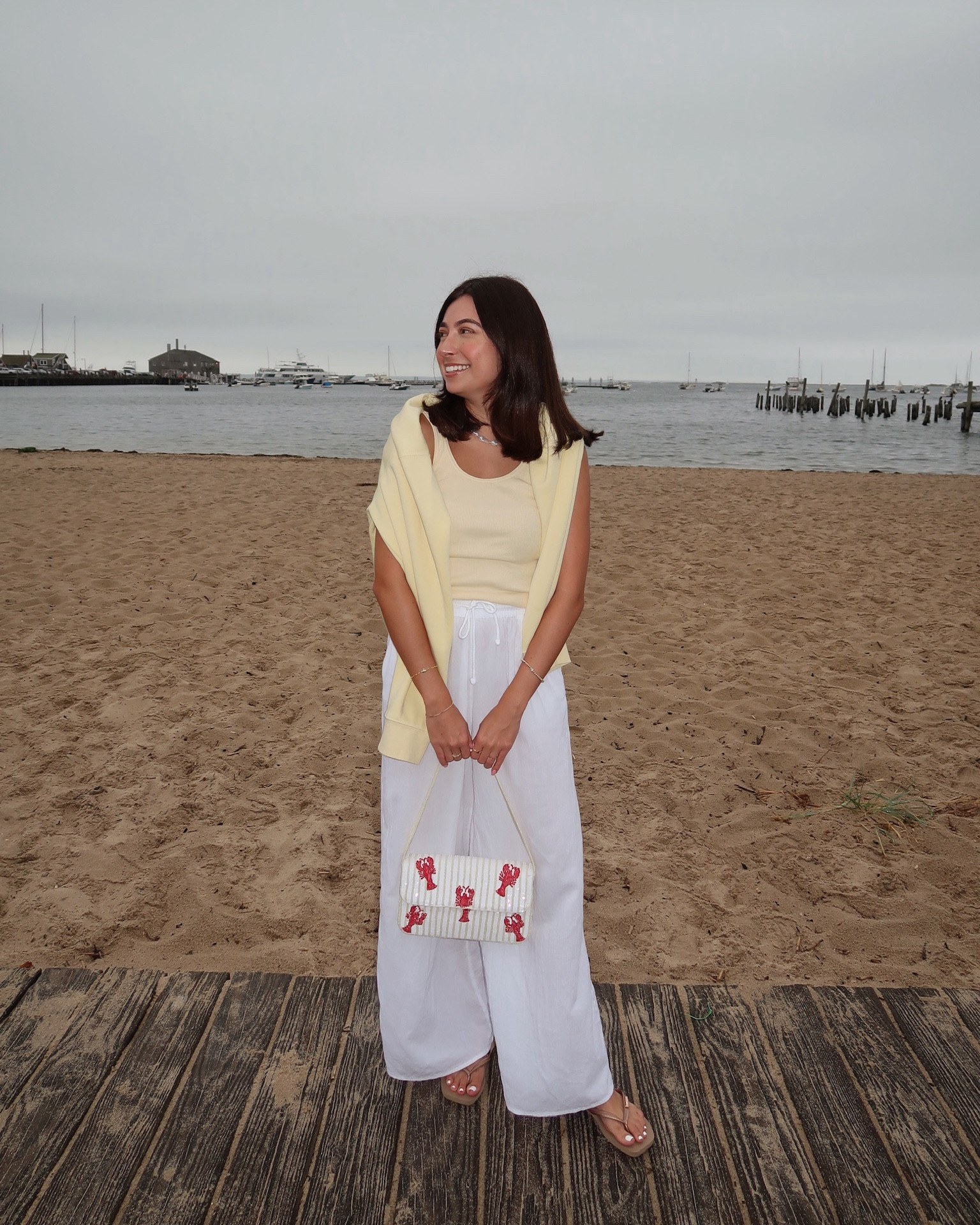 Butter yellow outfit 🧈 // summer outfit // linen pants 