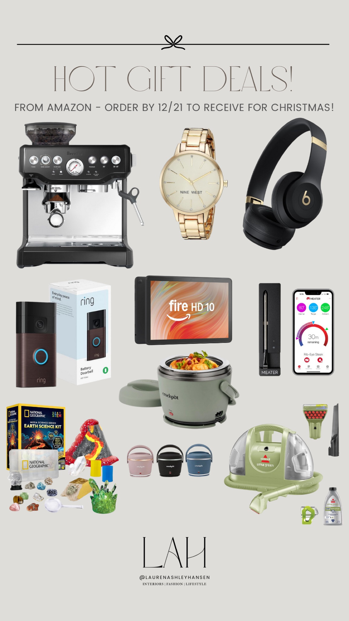 Hot gift ideas from @Amazon all on limited time deals right now!! Perfect for gifting for anyone on your list (even yourself!!) shop by 12/21 to receive in time for Christmas! 

#founditonamazon #ad #amazonholiday #fallfavorites2024

#LTKHoliday #LTKSaleAlert #LTKGiftGuide