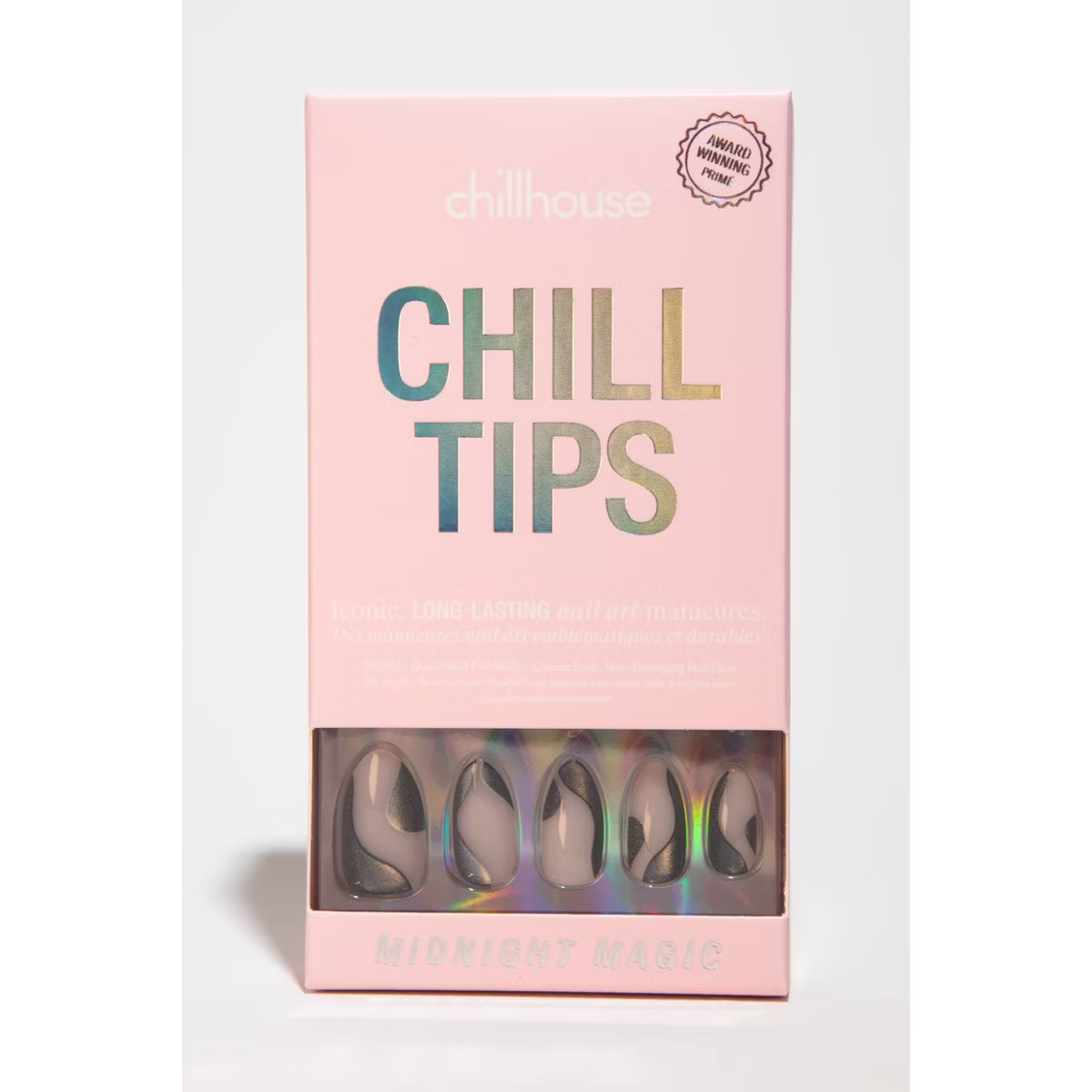 Chillhouse Chill Tips Fake Nails - Design Studio - Midnight Magic - 24ct | Target