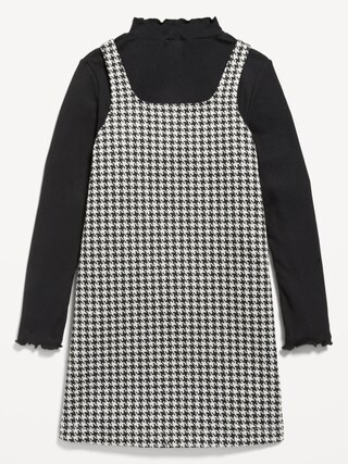 Sleeveless Dress & Mock-Neck T-Shirt Set for Girls | Old Navy (US)