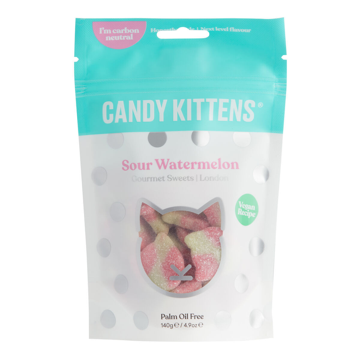 Candy Kittens Sour Watermelon Gummy Candy Bag by World Market | World Market