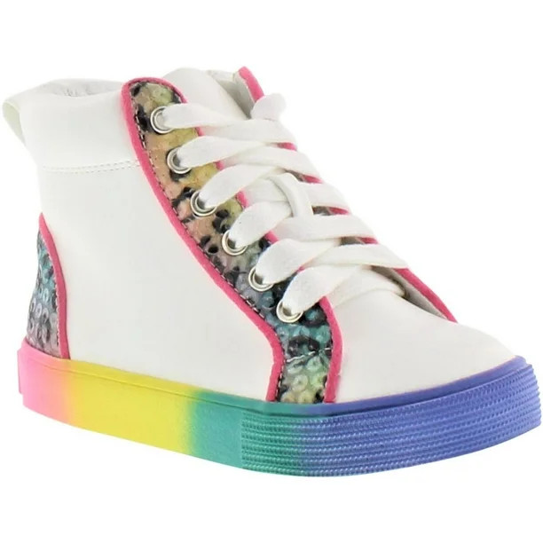 Jessica Simpson Olivia Cheetah High Top Sneaker (Toddler Girls) | Walmart (US)