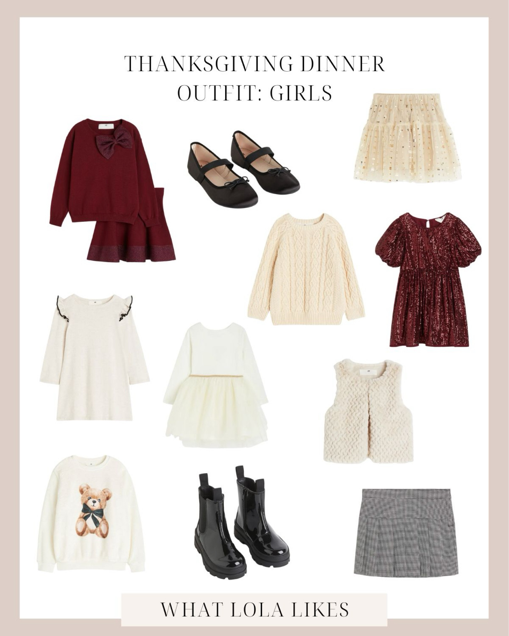 Outfit inspo for Thanksgiving dinner for the girls!

#LTKkids #LTKHoliday #LTKSeasonal