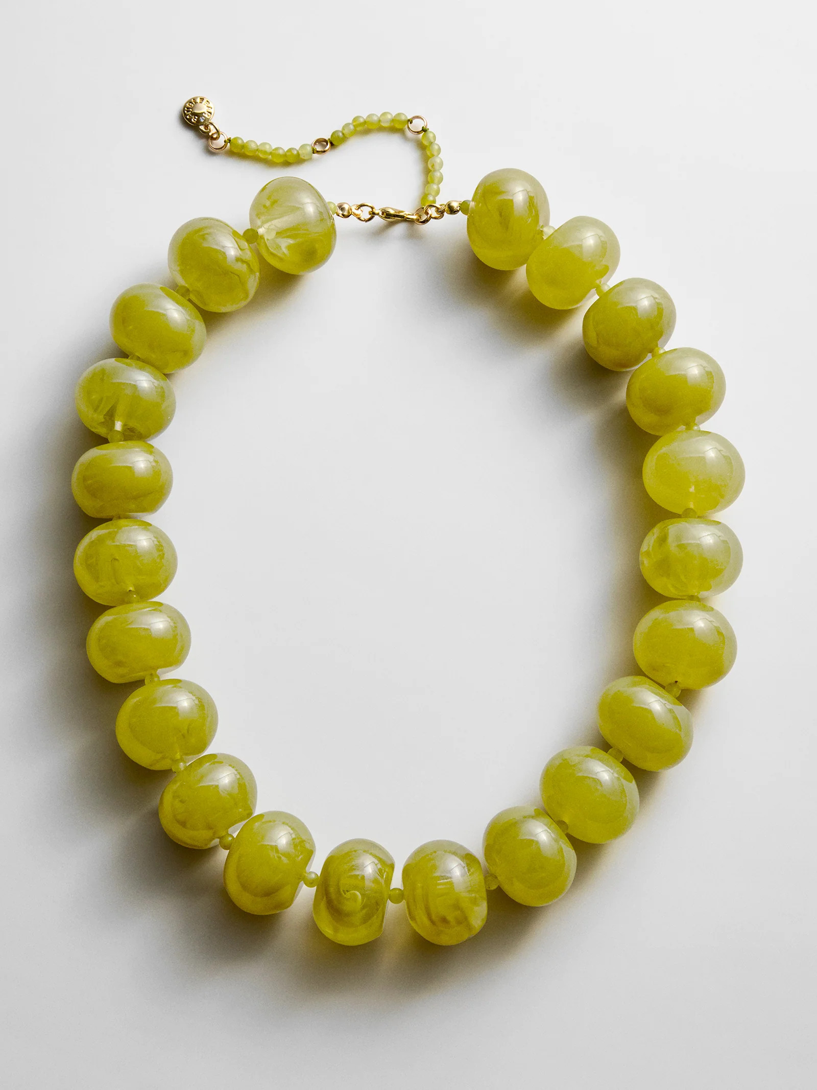 Joan Semi-Precious Necklace - Olive | BaubleBar