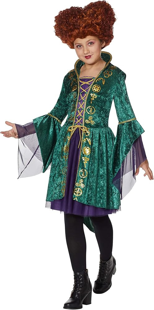 Spirit Halloween Hocus Pocus Tween Winifred Sanderson Costume | Officially Licensed | Group Costu... | Amazon (US)