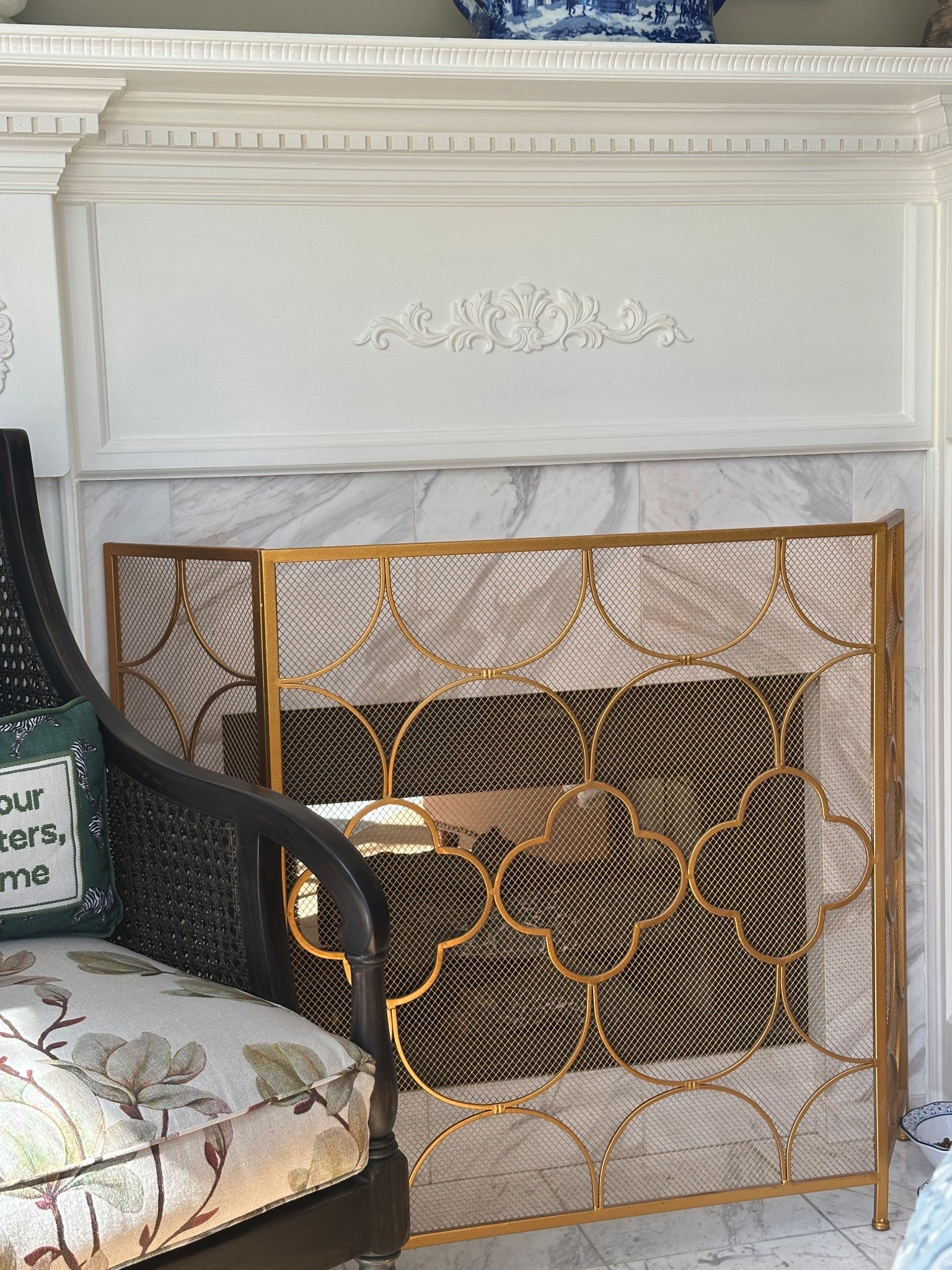 A vintage inspired firescreen with a Wayfair price tag is an absolute yes!! I love the gold and quatrefoil details!

#LTKSaleAlert #LTKHome