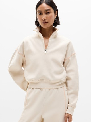 Forever Fleece 1/2 Zip High Hip Sweatshirt | Athleta