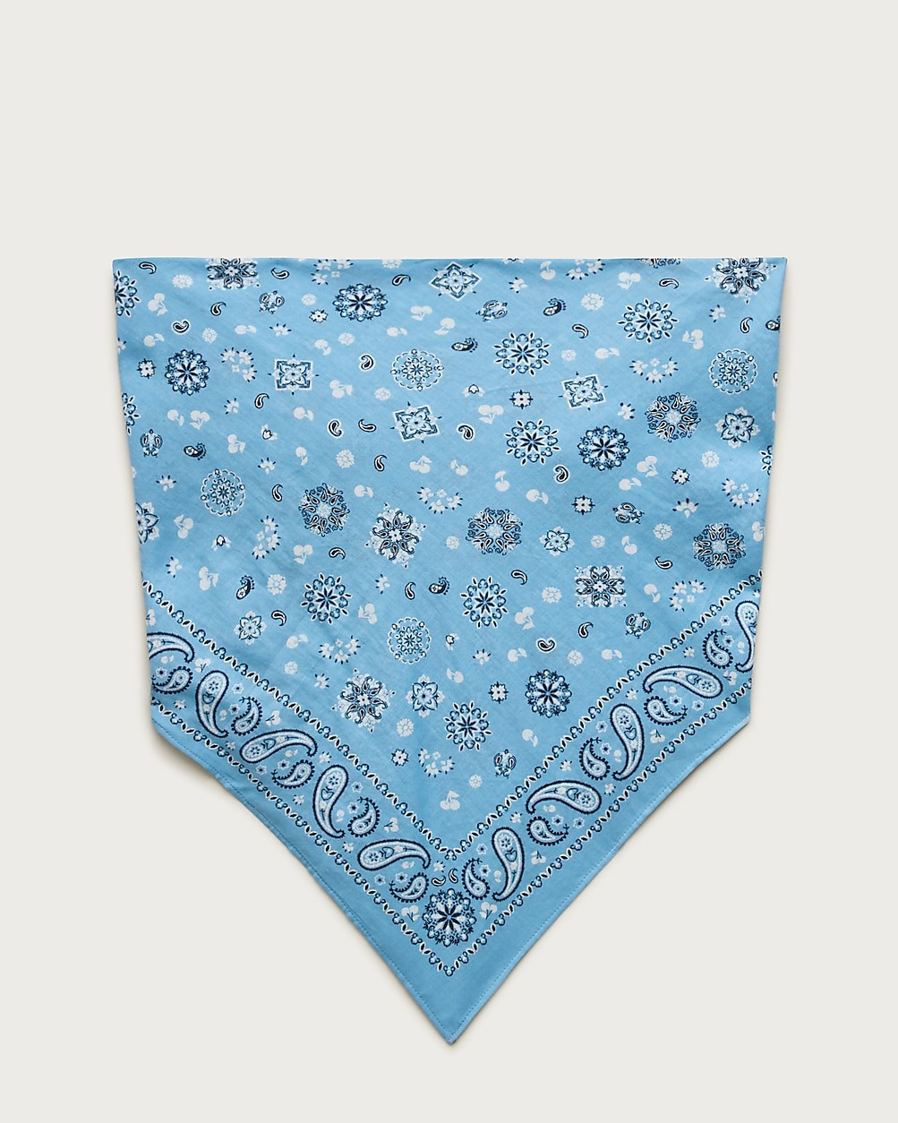 Cotton voile bandana top in paisley print | J. Crew US