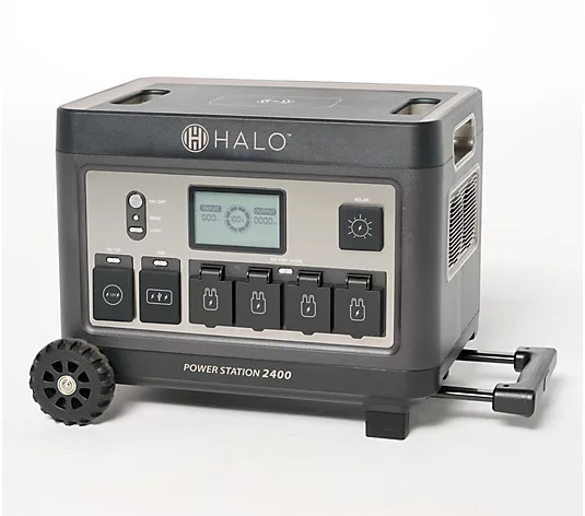 HALO 2400W Power Station with Built in Trolley & 1800Wh Capacity - QVC.com | QVC