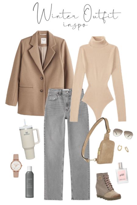 Neutral outfit, winter outfit, fall outfit, casual outfit, outfit idea, fashion style, fashion blogger, style, ootd, fashion, sweater, 

#LTKSeasonal #LTKunder100 #LTKstyletip