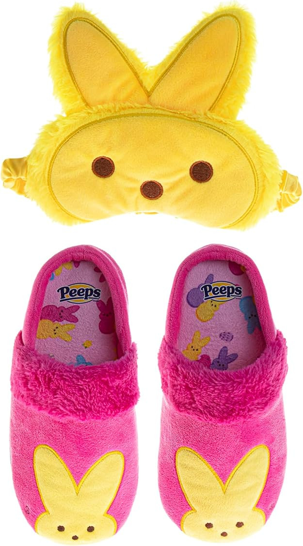 Josmo Peeps Slippers For Women House Shoes Easter Bunny Cozy Fuzzy Warm Soft Indoor Animal Slippe... | Amazon (US)