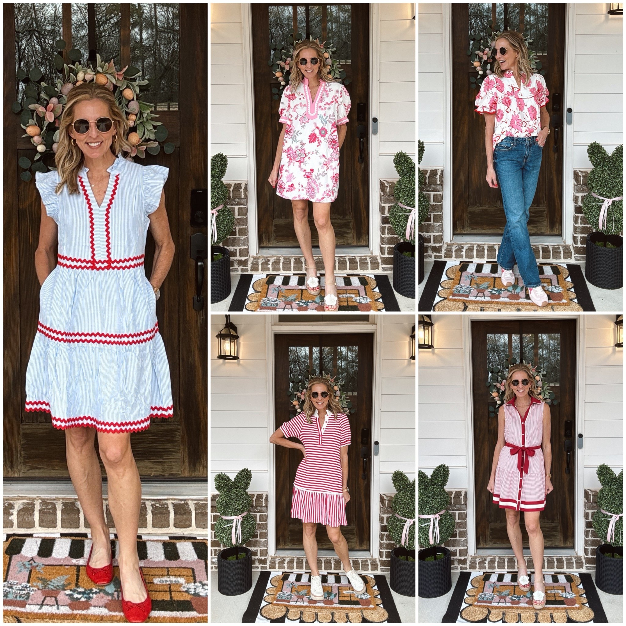 We sprung forward this weekend and honestly my closet did too. These Amazon spring finds are under $40 and so good for everything coming up… spring break trips, brunch dates, church, porch hangs, and all the sunny days ahead. Comment SPRING and I’ll send you all the links so you can grab your favorites. 

From the sweetest dresses to an easy floral top with denim, each piece has the prettiest little details and comes in multiple color options. Affordable, effortless, and ready for all your spring plans. Wearing size small in all. 
