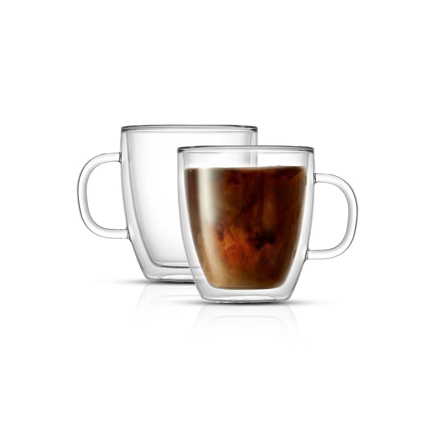 Savor Double Wall Glass Coffee Mug Set | JoyJolt