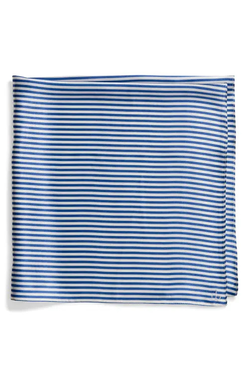 rag & bone Gail Stripe Silk Scarf in Blue/white at Nordstrom | Nordstrom