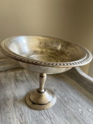 Vintage WM Rogers Silver Plate Pedestal Footed Candy Nut Dish Compote 4240 | eBay US