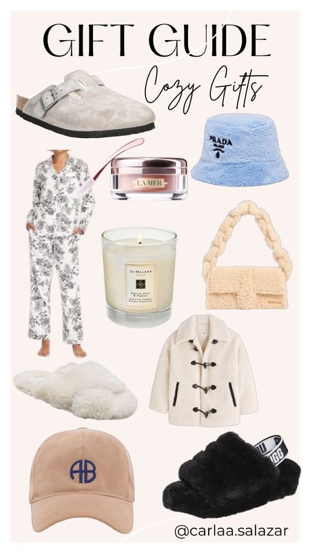 Cozy Gifts, Gift Guide for Her, sherpa jacket, pajamas, slippers, ugg slippers, bucket hat, boston crog, candle

#LTKGiftGuide #LTKHoliday #LTKSeasonal