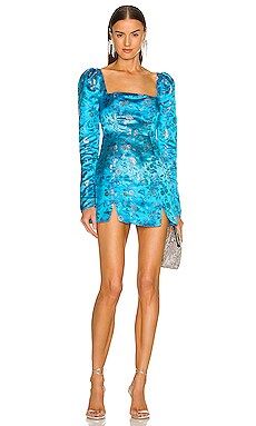 SAU LEE Jen Mini Dress in Aquamarine from Revolve.com | Revolve Clothing (Global)