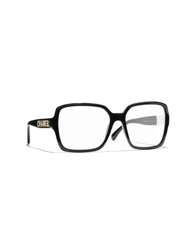 Eyewear: Square Blue Light Glasses, acetate — Fashion | CHANEL | Chanel, Inc. (US)