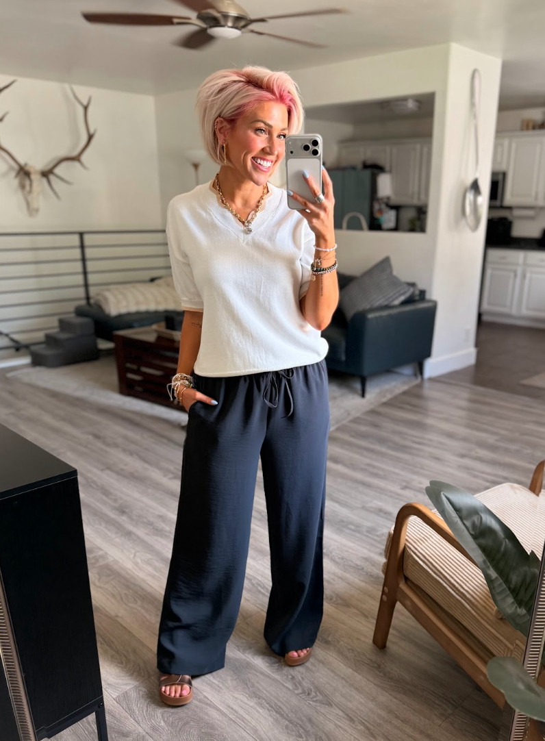 Loving this comfy look. Top: Small // Pants: Medium // Sandals: TTS 

 #LTKootd #LTKSaleAlert