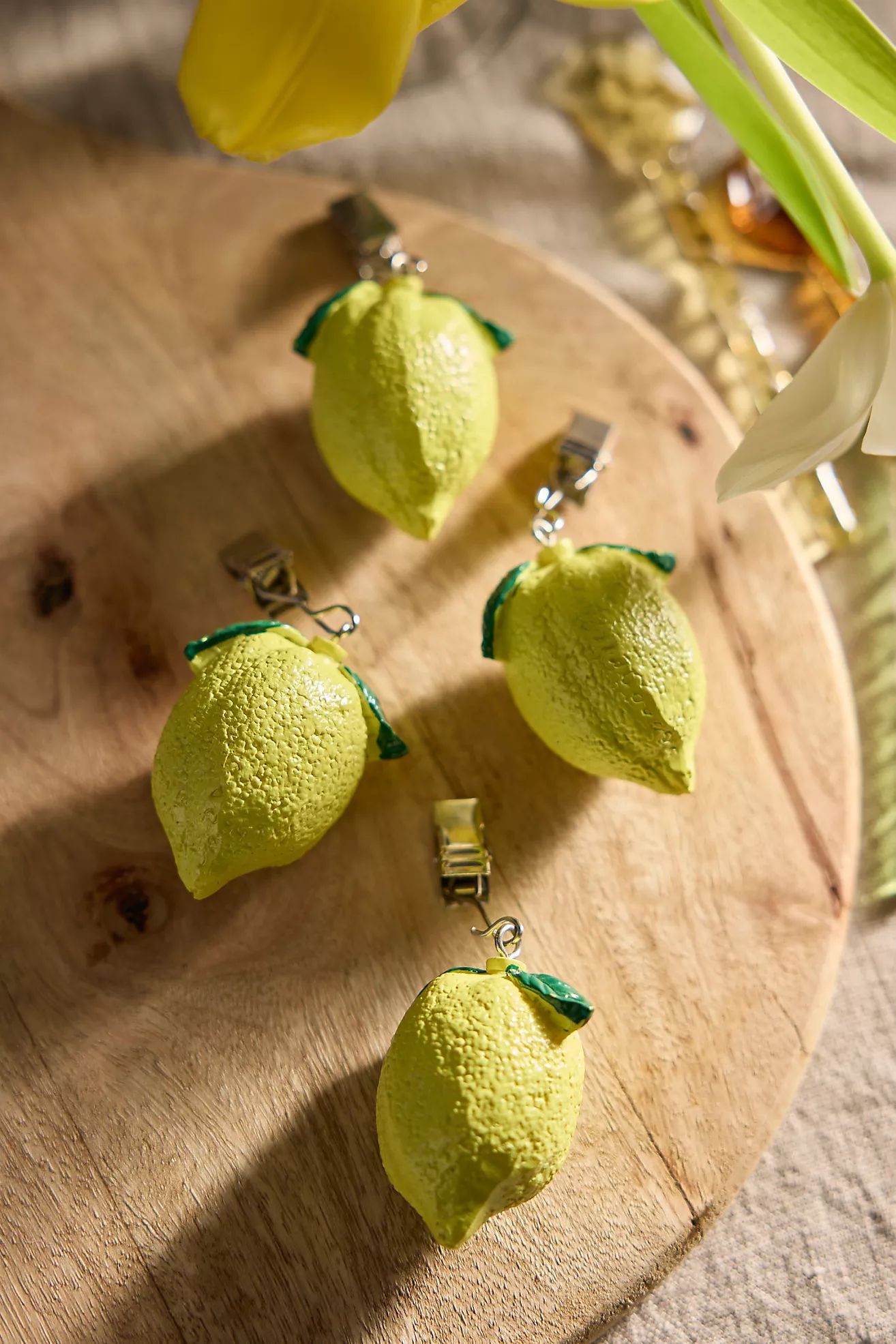Lemon Tablecloth Weights, Set of 4 | Anthropologie (US)