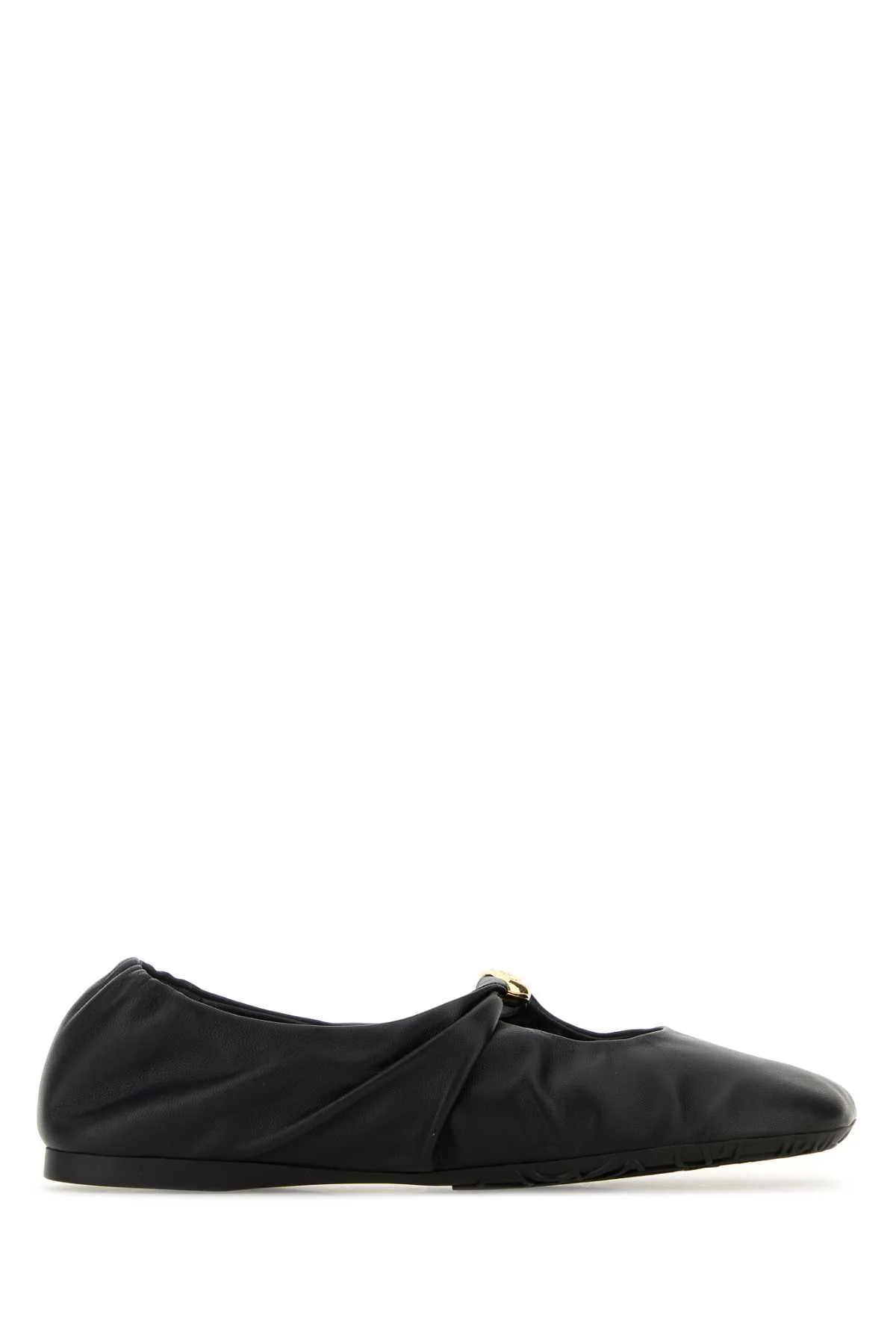 Loewe Leather Ballet Ballet Flat — Black - 41 | Italist Inc.