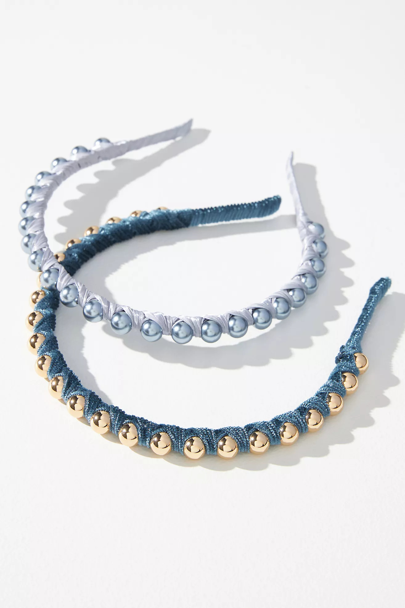 Wrapped Ball Headbands, Set of 2 | Anthropologie (US)