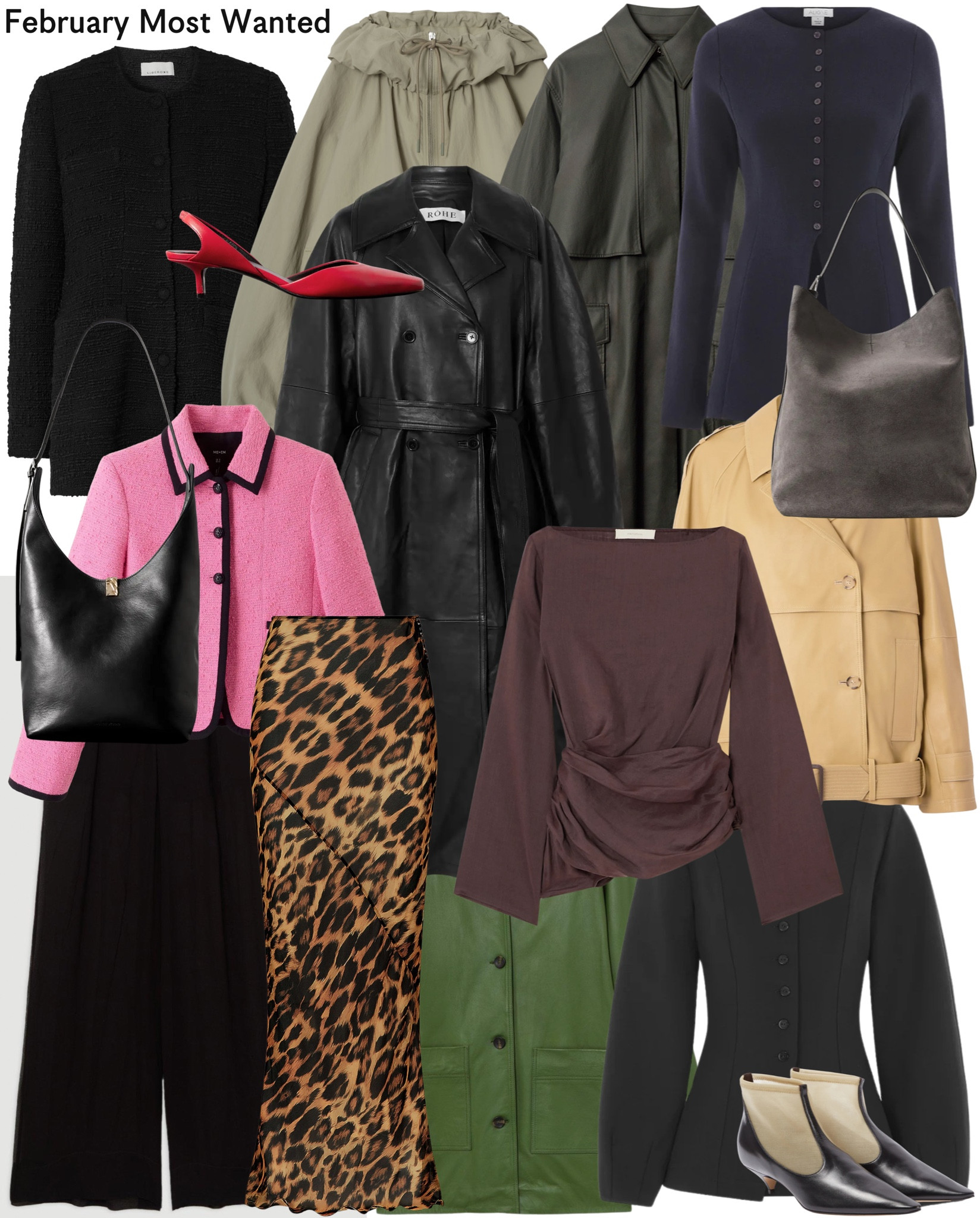 February Most Wanted 

Best sellers | bag | February | spring | jacket | trousers | leather coat | net-a-porter | Karen miller | COS | heels | going out | uk | workwear | 


#LTKuk #LTKFashionMonth #LTKworkwear