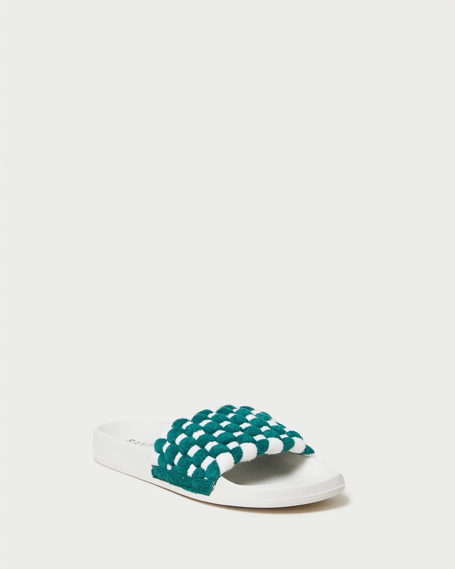 Sonnie Green/Cream Woven Sandal | Loeffler Randall