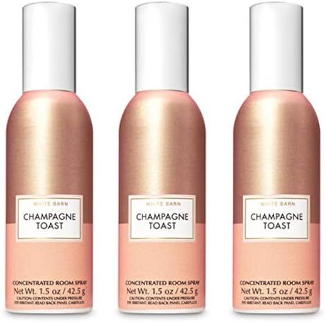 Lot of 3 Bath & Body Works Champagne Toast Concentrated Room Spray 1.5 oz each (Champagne Toast) | Amazon (US)