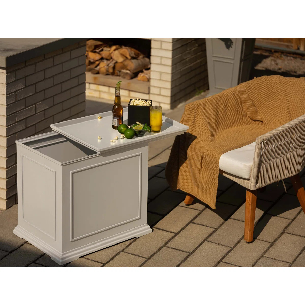 Veradek Brixton Series Rectangular 24'' L x 19'' W Outdoor Side Table & Reviews | Wayfair | Wayfair North America