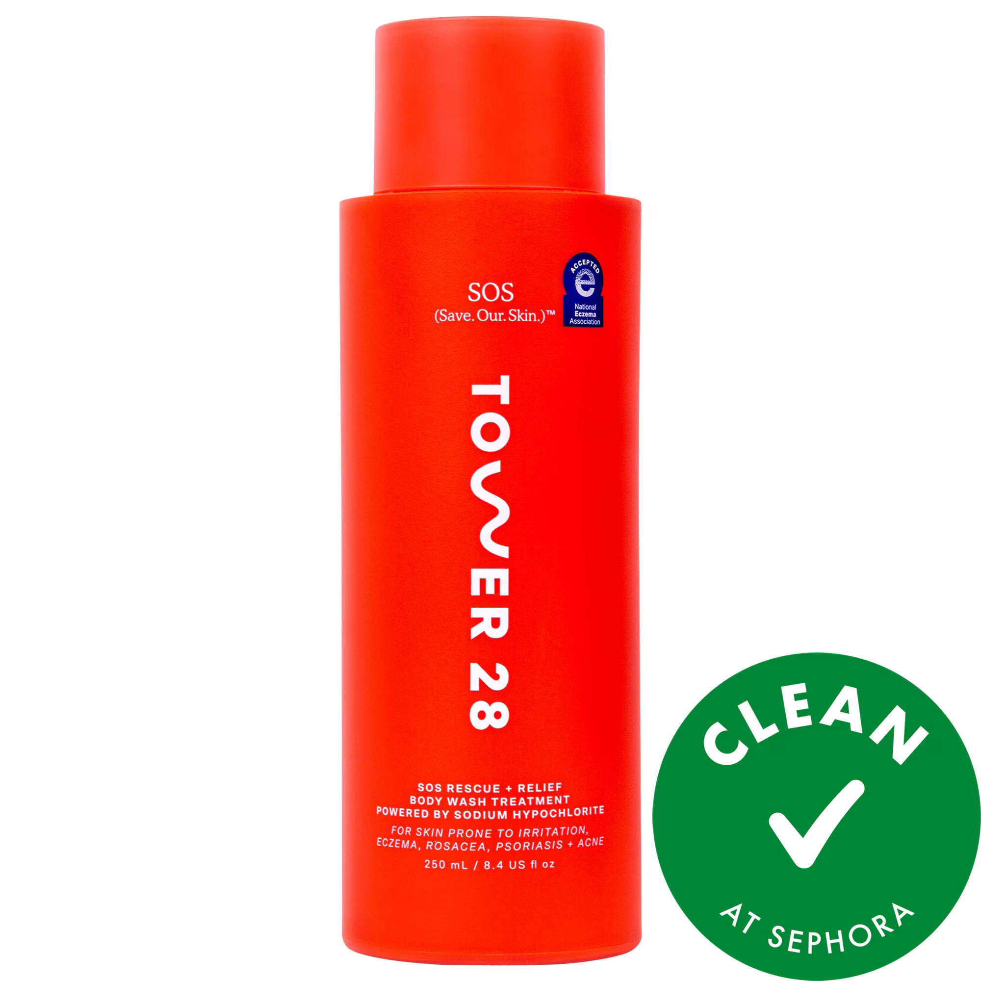 Tower 28 Beauty SOS Rescue + Relief Body Wash Treatment 8 fl oz/250 ml | Sephora (US)