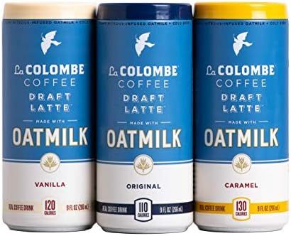 La Colombe Oatmilk Draft Latte Variety Pack - 9 Fluid Ounce, 12 Count - Core Flavors: Vanilla, Or... | Amazon (US)