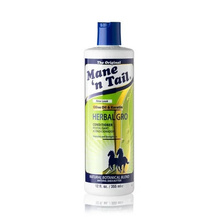 Mane n Tail Herbal-Gro Conditioner 12 oz – Olive Oil Infused Moisturizes Strengthens & Nourishes for Shiny Silky Healthy Hair | Walmart (US)