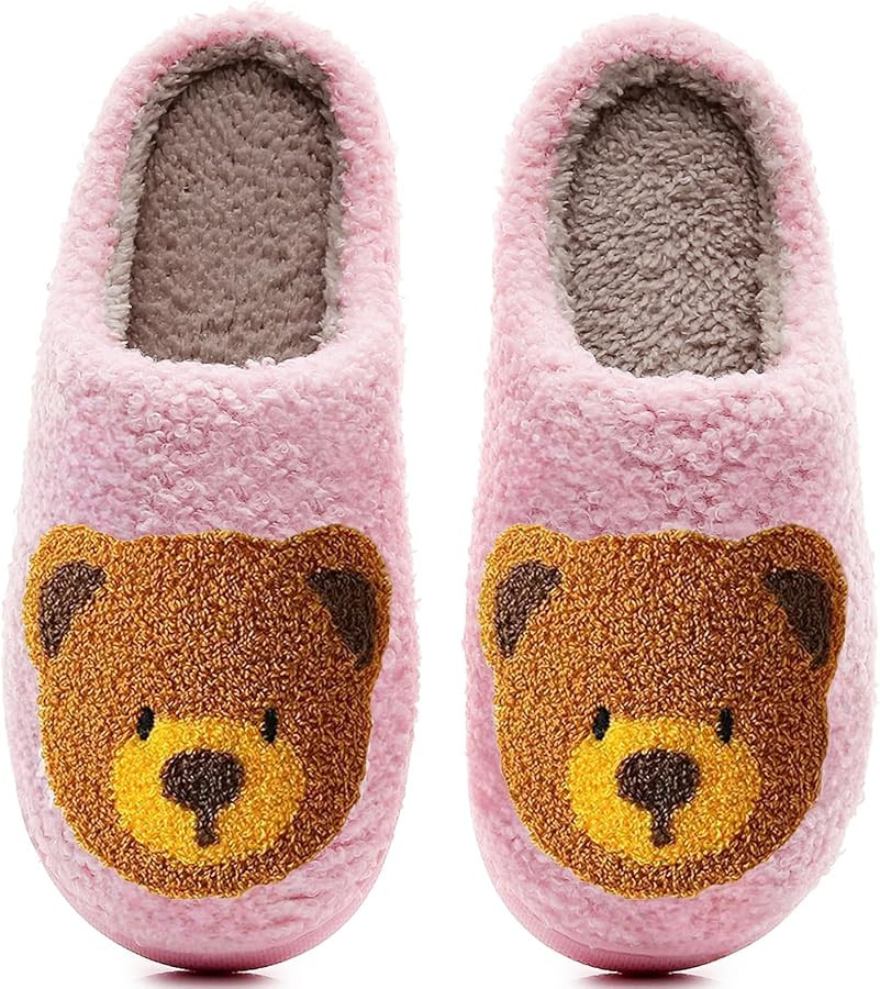 Christmas Slippers Reindeer Slippers for Women and Men Holiday Halloween Slippers Indoor Bedroom ... | Amazon (US)