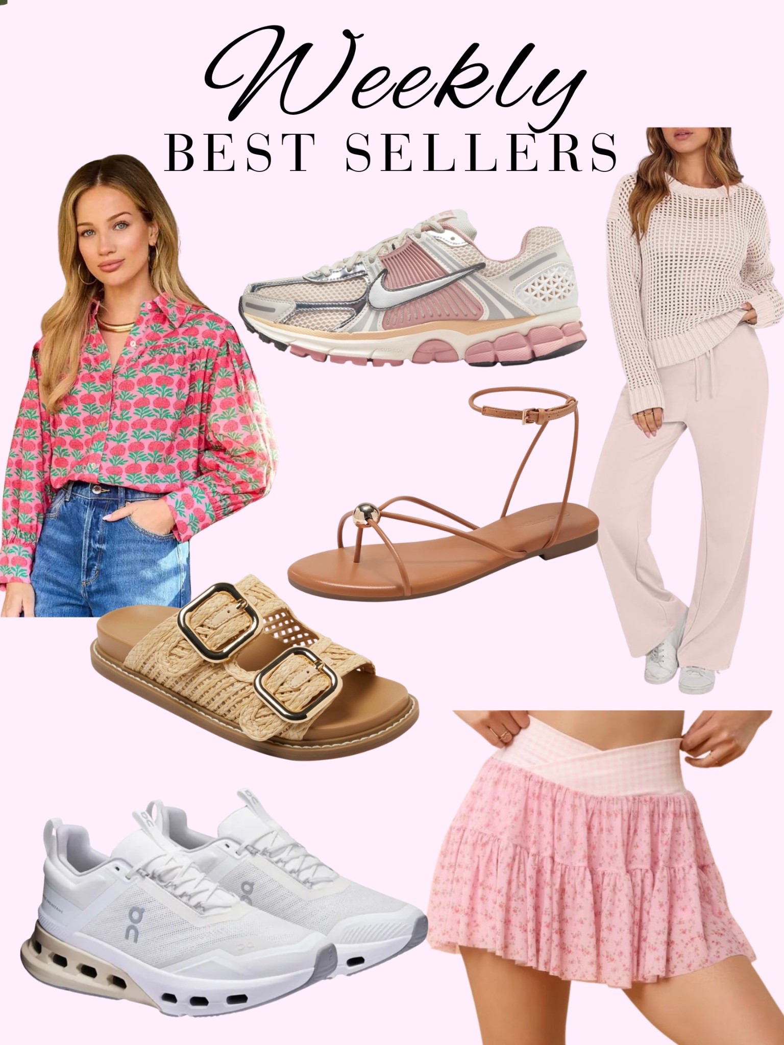 Spring sandals, running shoes, sneakers, spring tops, target finds 

#LTKootd #LTKSaleAlert #LTKActive